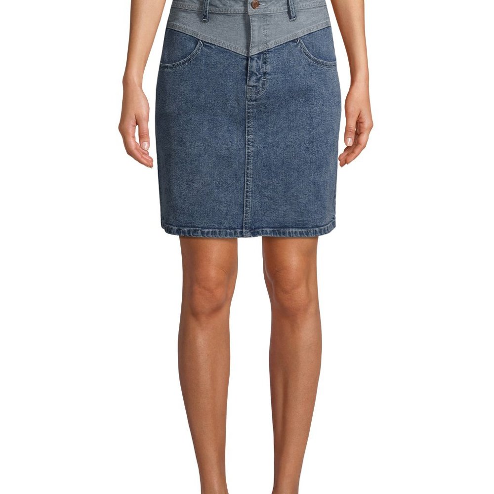 Jordache Vintage Sloane Yoke Front Skirt - Picture 5 of 9
